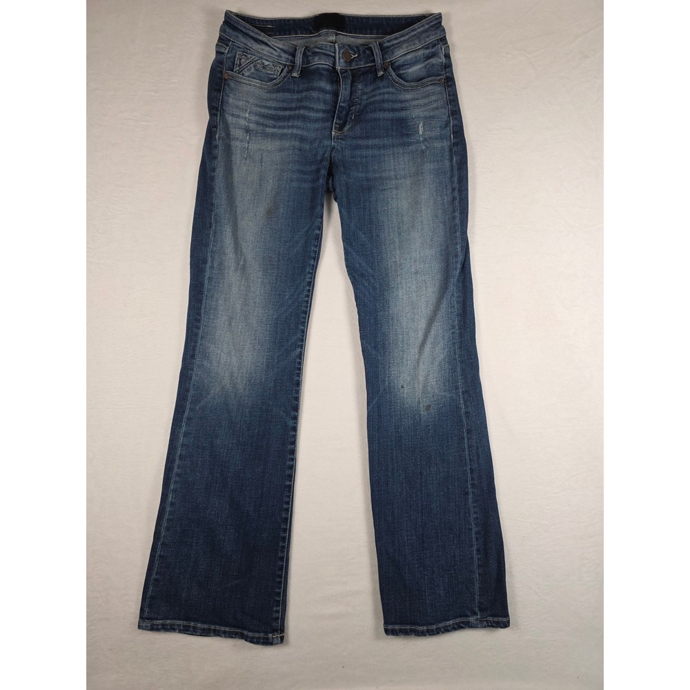Buckle Black Jeans Bootcut Fit No 53 Distressed 28x32 Blue Denim Y2K Boho Flare